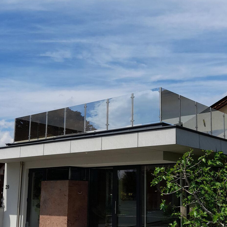 Balustrada szklana na tarasie – realizacja